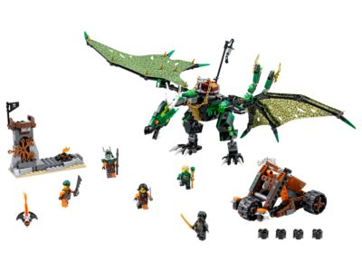 70593 LEGO Ninjago Skybound The Green NRG Dragon