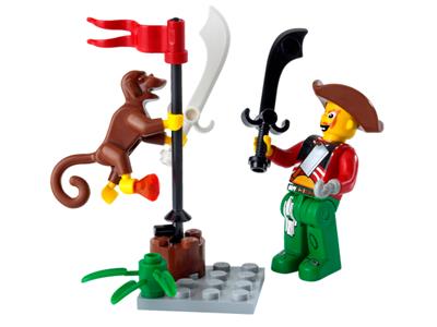 7081 LEGO 4 Juniors Pirates Harry Hardtack and Monkey