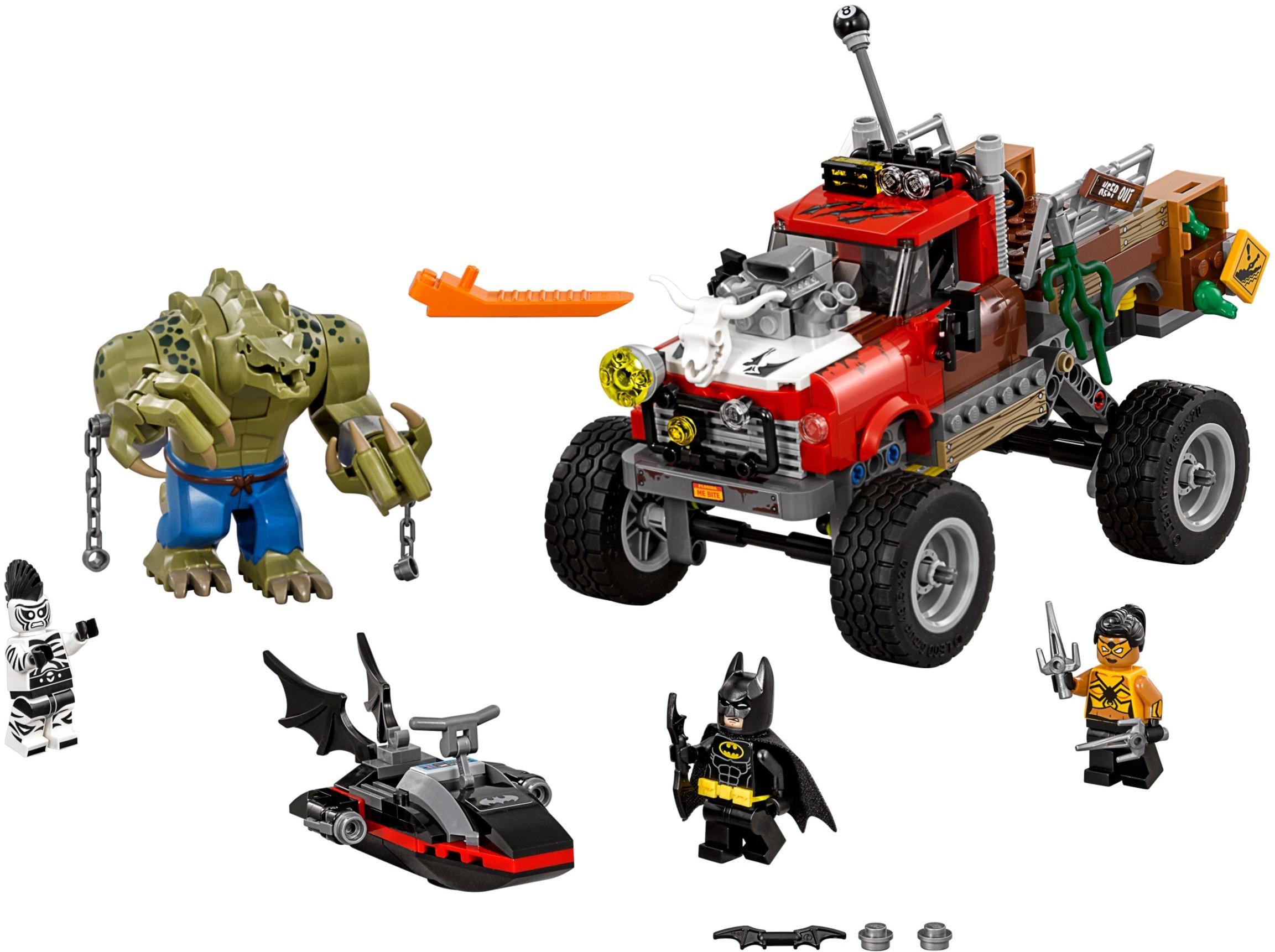 よん。 70907 The LEGO Batman Movie Killer Croc Tail-Gator | BrickEconomy