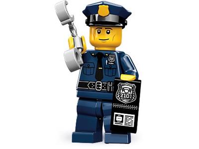 Series 9 LEGO Policeman Collectable Minifigure NEW Cop Minifig Genuine 