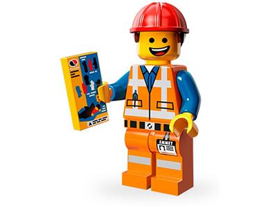 The LEGO Movie Minifigure Series Hard Hat Emmet
