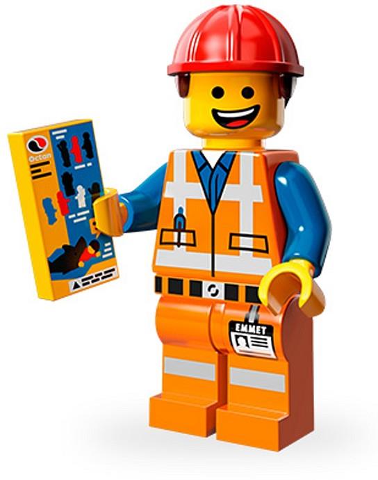 The LEGO Movie Minifigure Series Hard Hat Emmet BrickEconomy