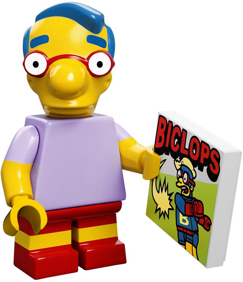 Lego Simpsons Milhouse van Houten Torso Radioaktivität 71009 973pb1997c01 Neu 