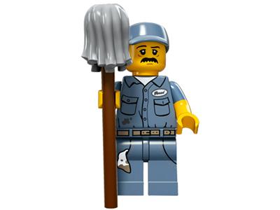 LEGO Minifigure Series 15 Janitor