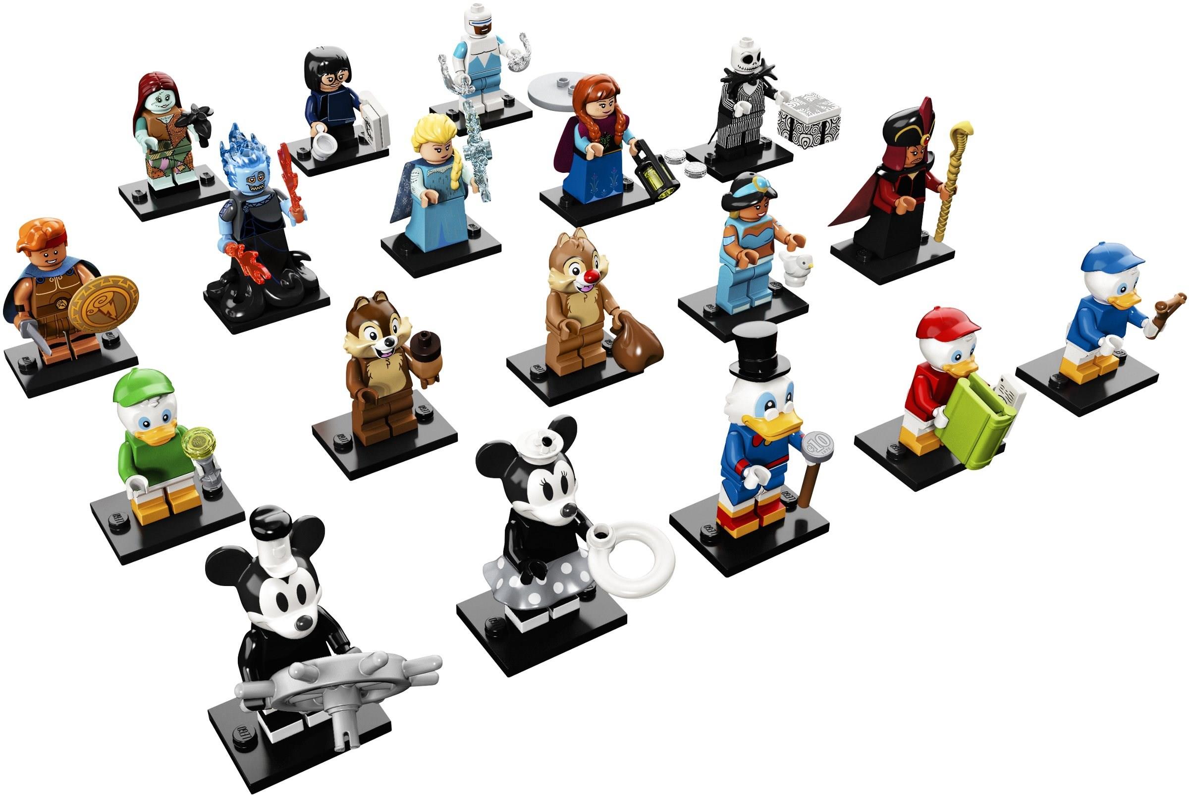 Lego minifigures disney series complete unopened set x 18 factory sealed 71012 