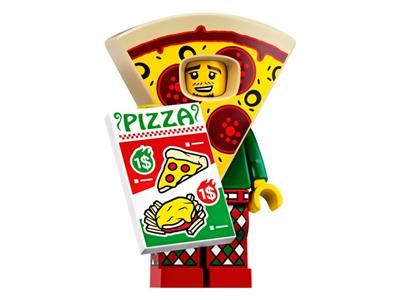 #71025 #10 Pizza Costume Excellent LEGO Minifigure Series 19