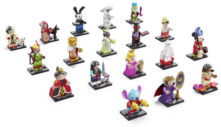 LEGO Minifigures Disney 100 71038, Limited Edition Disney Collectible  Figures 