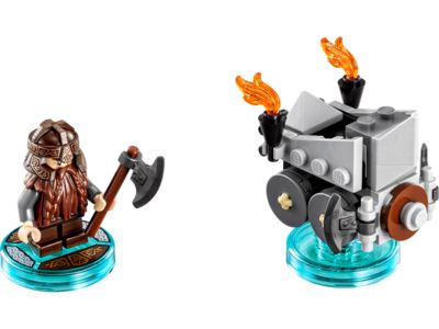 *NEW* Lego Dimensions LORD OF THE RINGS Gimli & Axe Chariot Fun Pack 71220