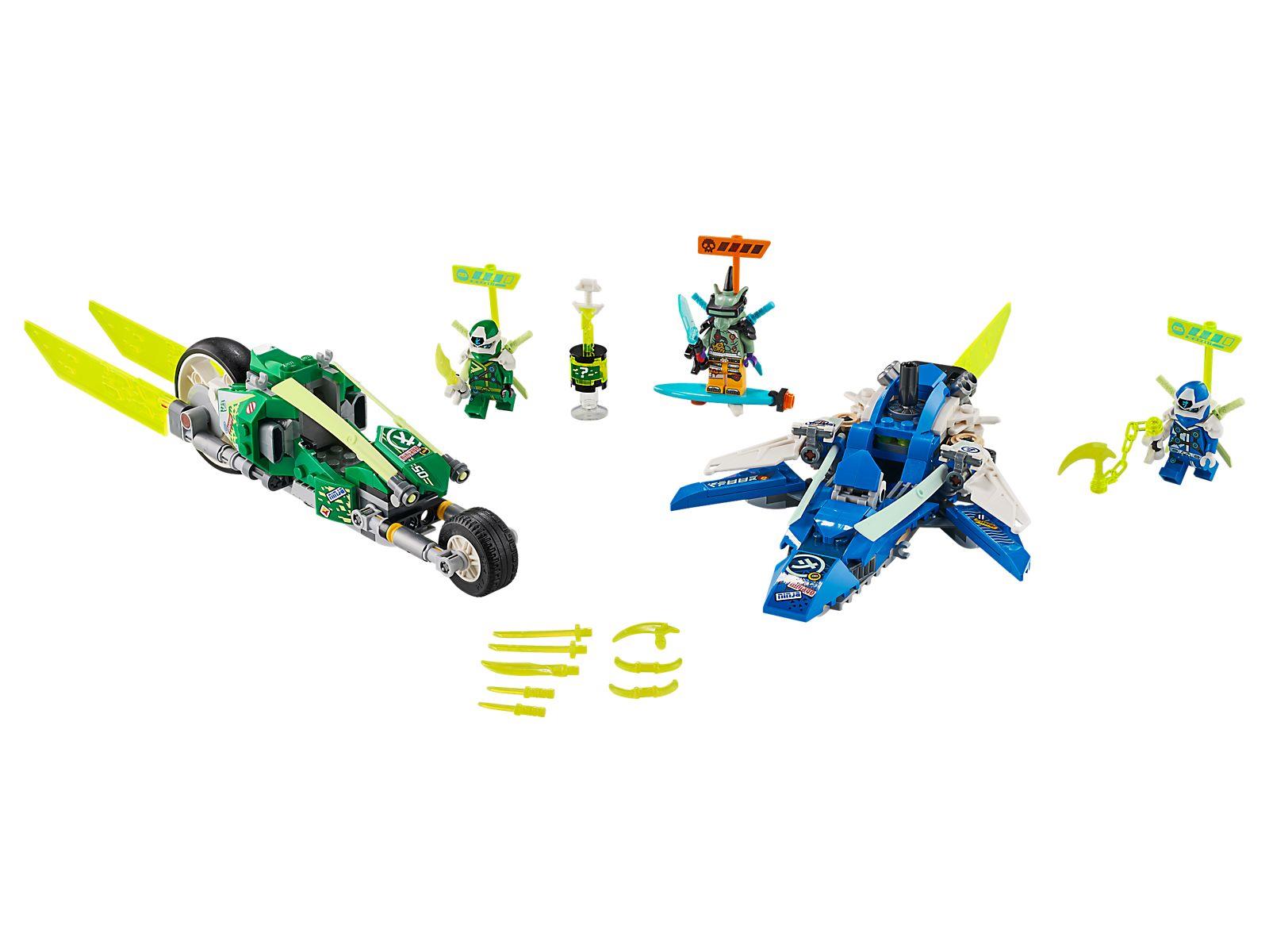 LEGO 71709 Ninjago Prime Empire Jay and Lloyd's Velocity Racers