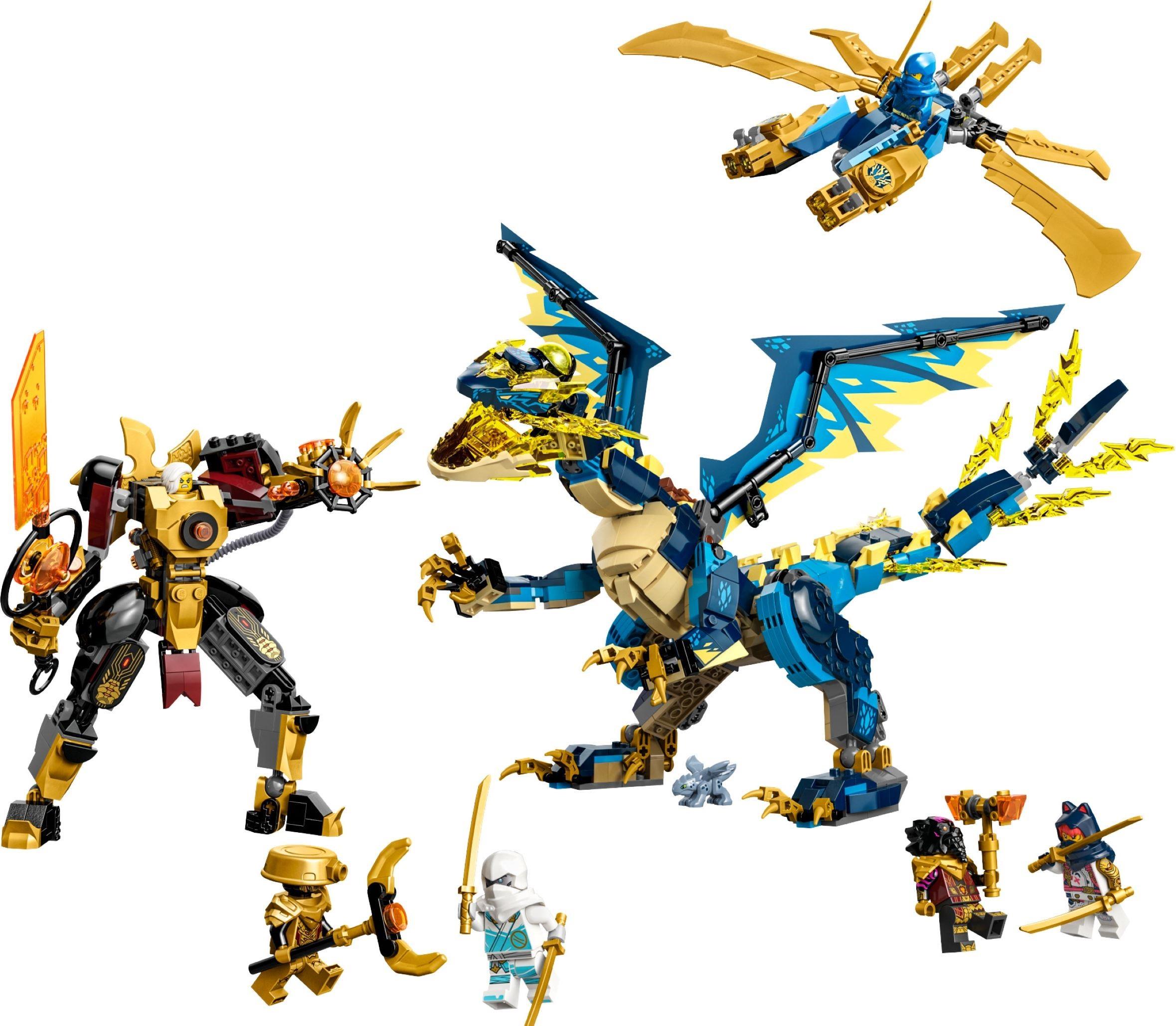LEGO 71796 Ninjago Dragons Rising Elemental Dragon vs. The Empress Mech