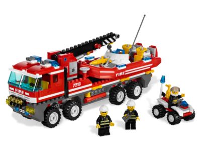 7213 LEGO City Off-Road Fire Truck & Fireboat