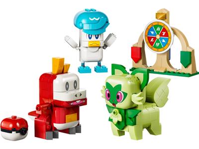 72158 LEGO Pokémon SMART Play Sprigatito, Fuecoco and Quaxly Battle