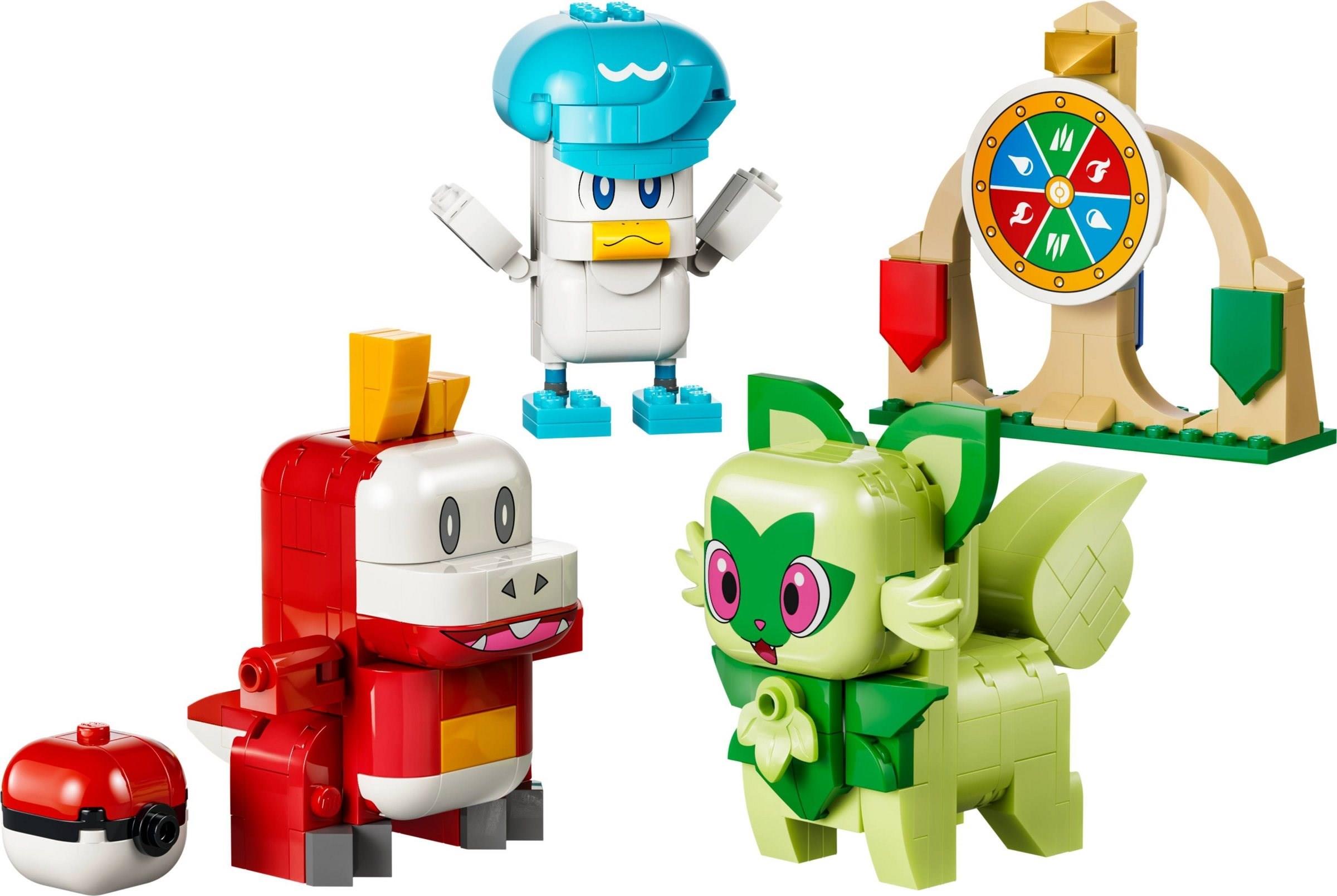 LEGO 72158 Pokémon SMART Play Sprigatito, Fuecoco and Quaxly