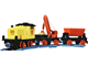 12v Diesel Locomotive with Crane Wagon and Tipper Wagon thumbnail
