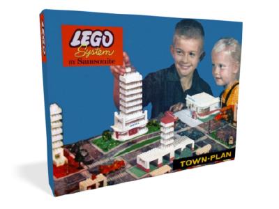 725-3 LEGO Samsonite Town Plan