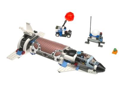 1 x Lego System Figur Mann LoM Doc Torso weiss Doktor Space Life On Mars 7315 