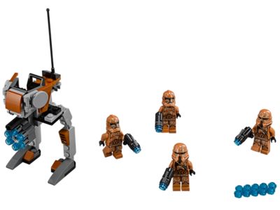Lego Star Wars Lego Minifigure Geonosis Airborne Clone Trooper 75089 SW0605