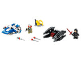 75196 LEGO Star Wars A-Wing vs. TIE Silencer Microfighters