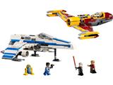 75364 LEGO Star Wars Ahsoka New Republic E-wing vs. Shin Hati's Starfighter