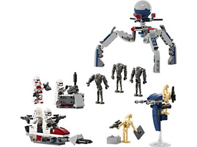 LEGO 75372 Star Wars The Clone Wars Clone Trooper & Battle Droid Battle  Pack