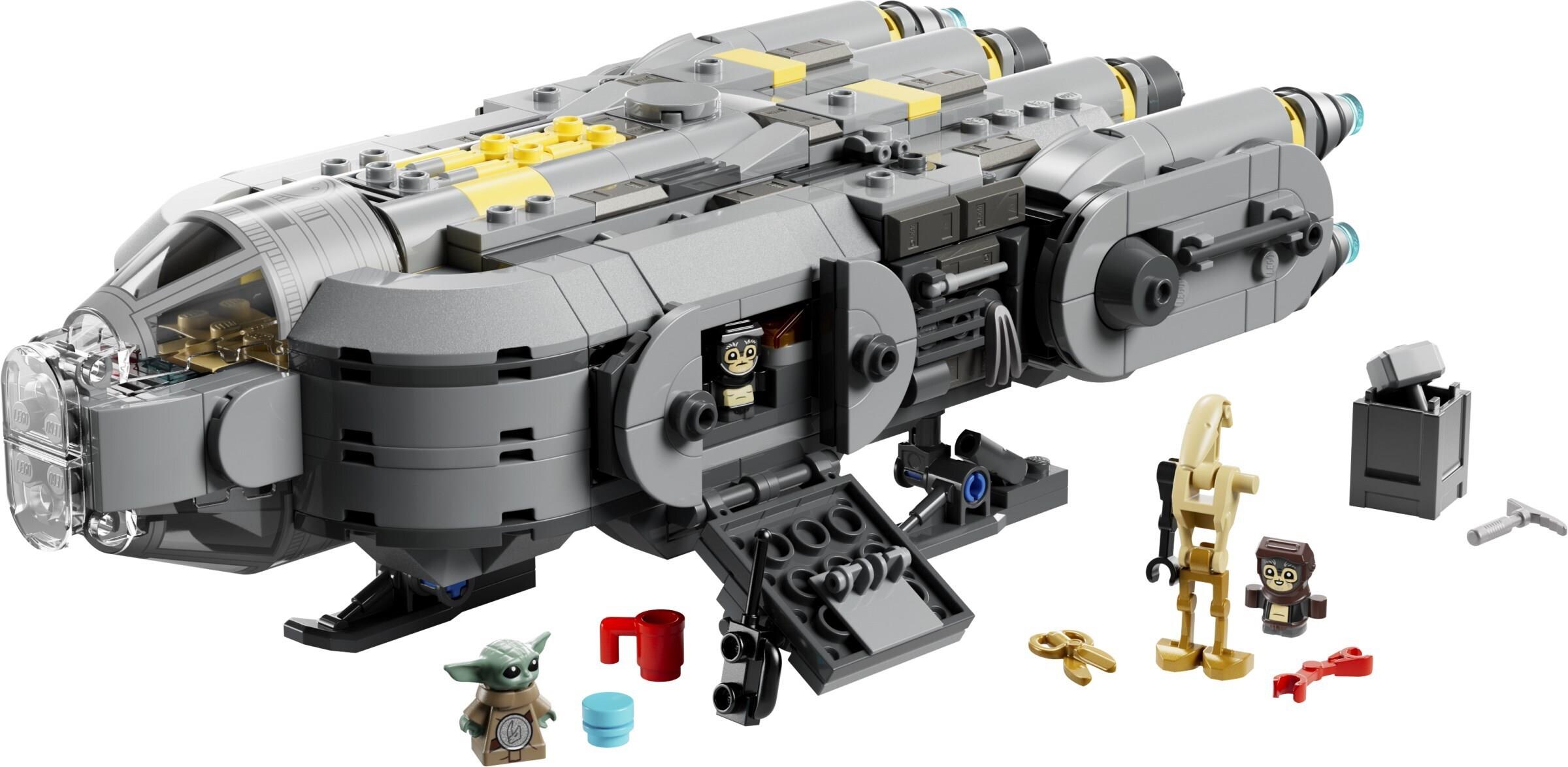 LEGO 75445 Star Wars The Mandalorian and Grogu Anzellan Starship