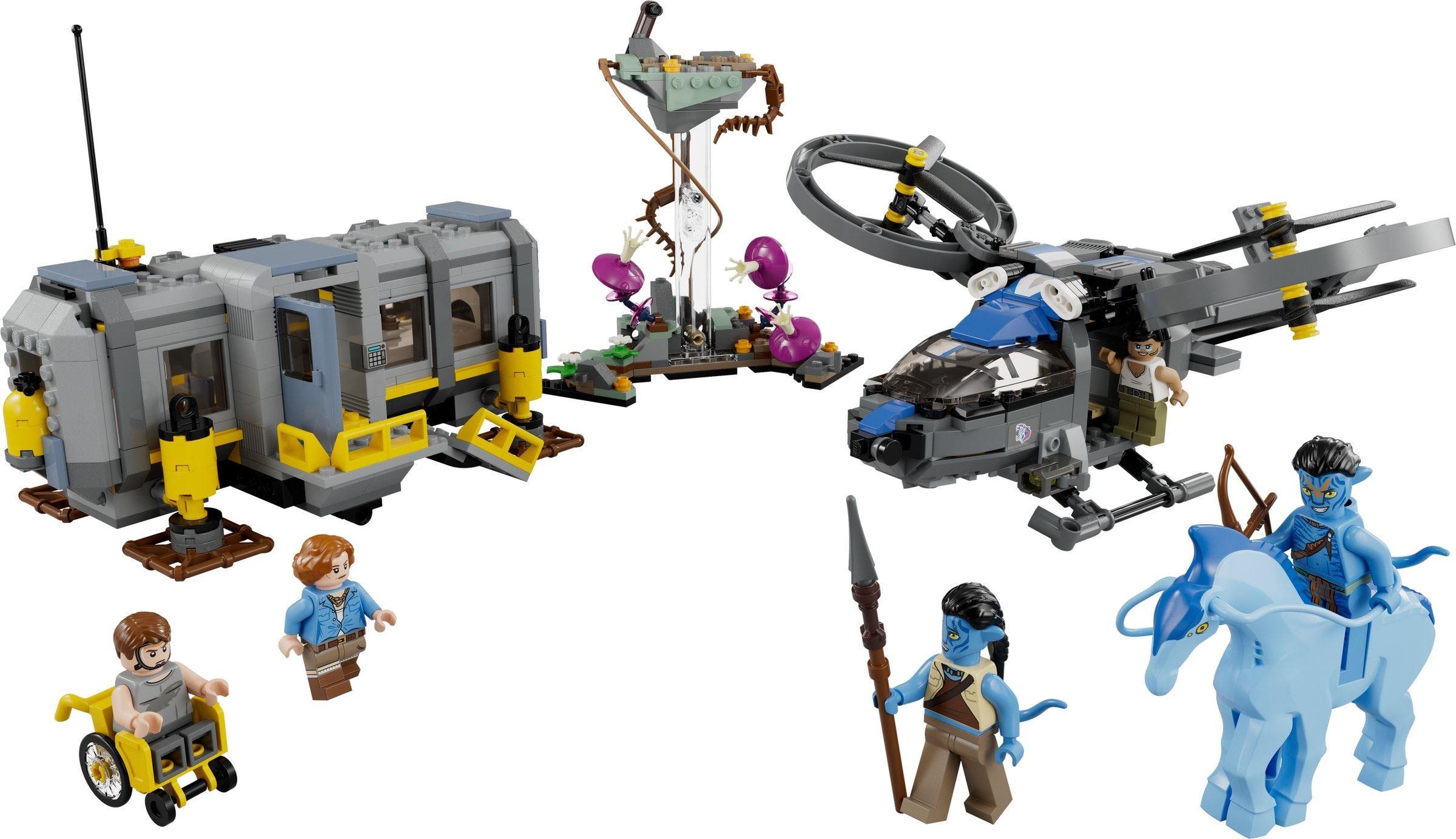 LEGO 75573 Avatar Floating Mountains Site 26 & RDA Samson BrickEconomy