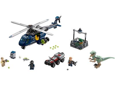 75928 LEGO Jurassic World Fallen Kingdom Blue's Helicopter Pursuit thumbnail image