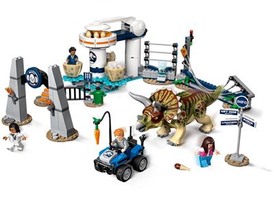 75937 LEGO Jurassic World Legend of Isla Nublar Triceratops Rampage thumbnail image