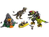 75938 LEGO Jurassic World Legend of Isla Nublar T. Rex vs Dino-Mech Battle