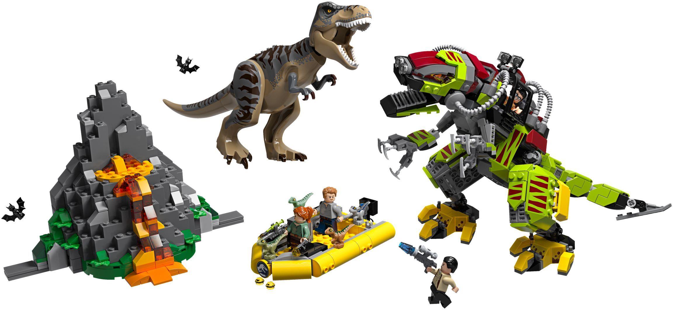 LEGO Jurassic World Legend of Isla Nublar vs Dino-Mech Battle | BrickEconomy