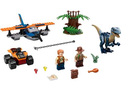 75942 LEGO Jurassic World Velociraptor Biplane Rescue Mission thumbnail image