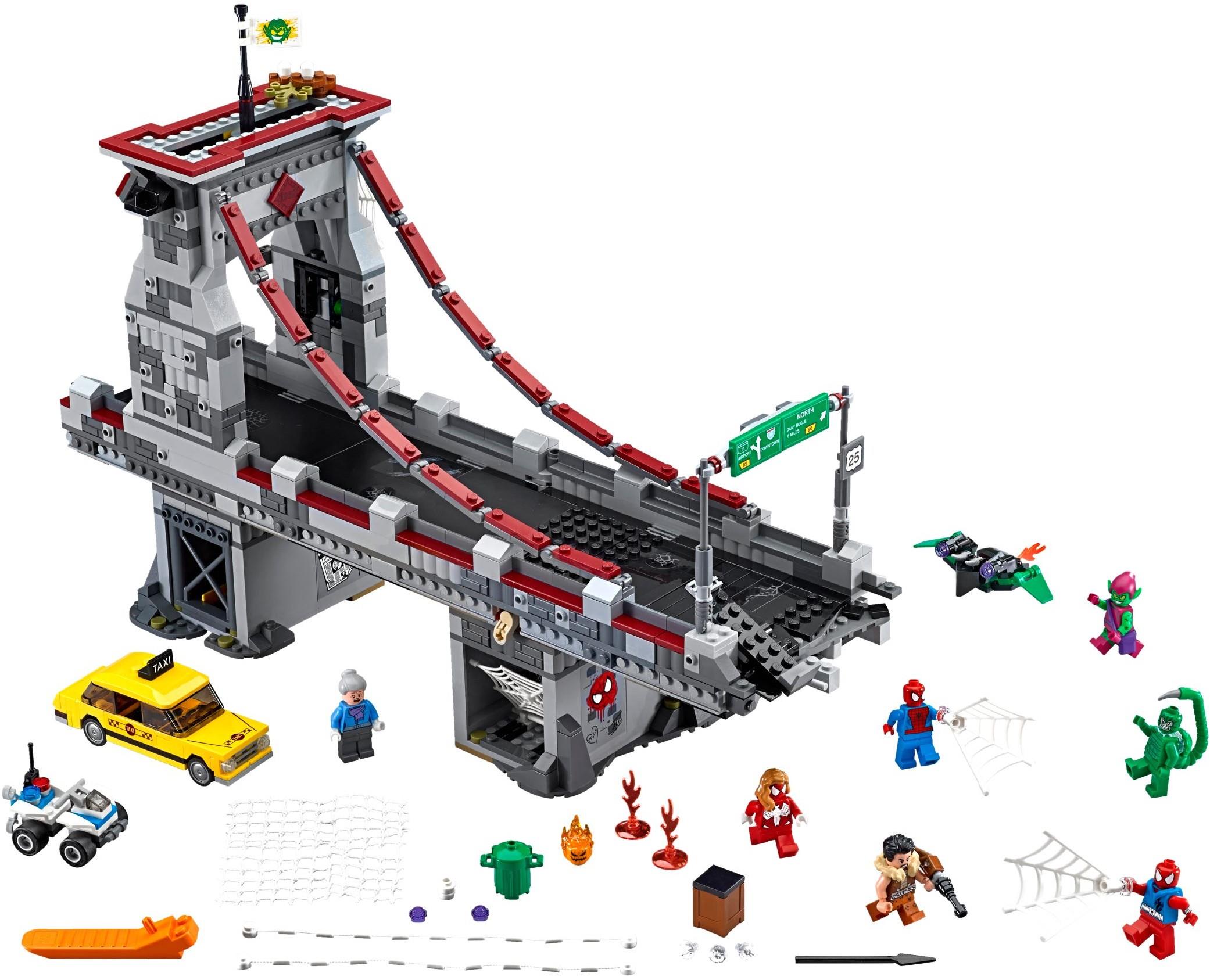 新品本物 LEGO 76057 Spider-Man Web Warriors Ultimate Bridge Battle 青年漫画