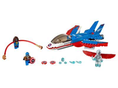 76076 LEGO Captain America Jet Pursuit thumbnail image