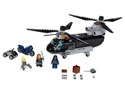 Police helicopter clearance chase lego