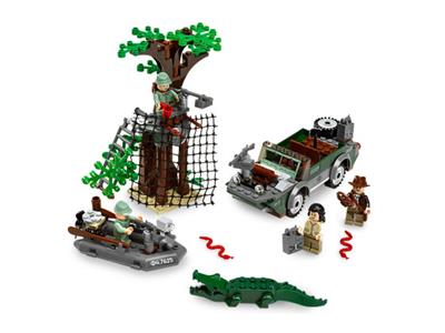 LEGO 7625 Indiana Jones Kingdom of the Crystal Skull River Chase