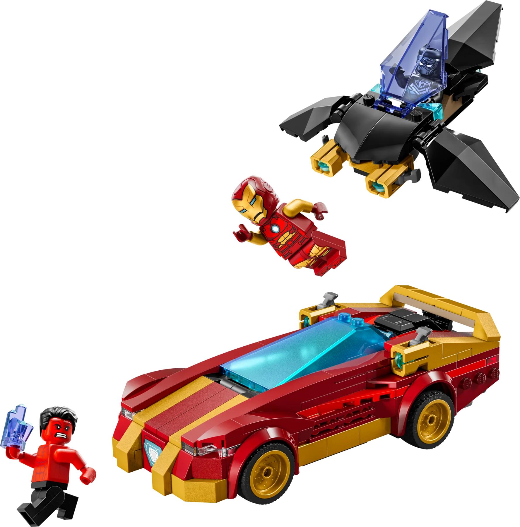 LEGO 76310 Avengers Iron Man Car Black Panther Red Hulk