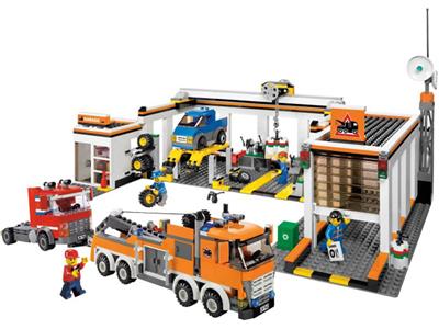 symbol Beliggenhed marmorering LEGO 7642 City Garage | BrickEconomy