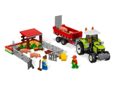 7684 LEGO City Pig Farm & Tractor