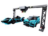 76898 LEGO Speed Champions Formula E Panasonic Jaguar Racing GEN2 Car & Jaguar I-PACE eTROPHY thumbnail image