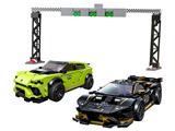 76899 LEGO Speed Champions Lamborghini Urus ST-X & Huracán Super Trofeo EVO