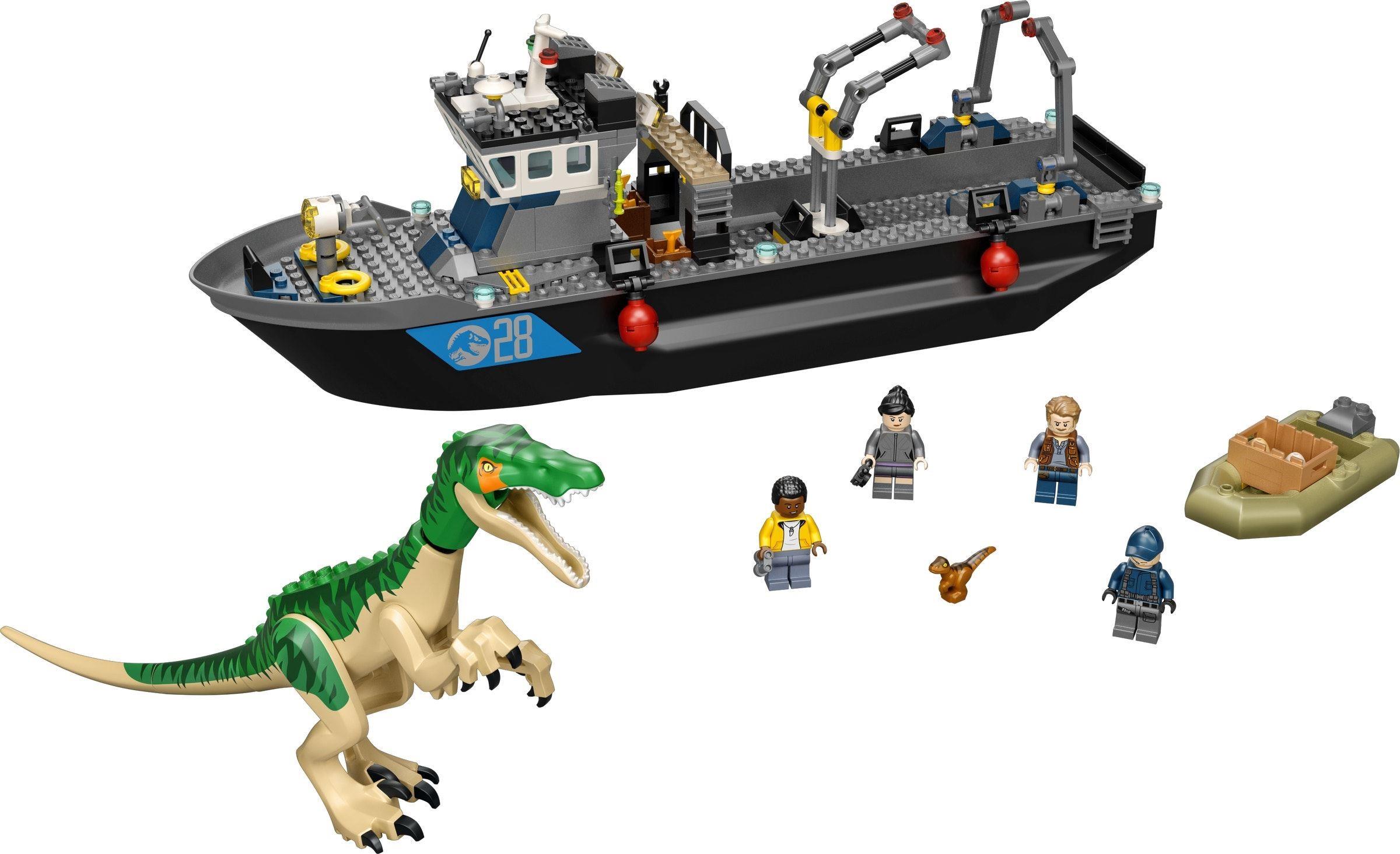 LEGO Baryonyx Dinosaur Boat Escape 76942 Building Set (308 Pieces