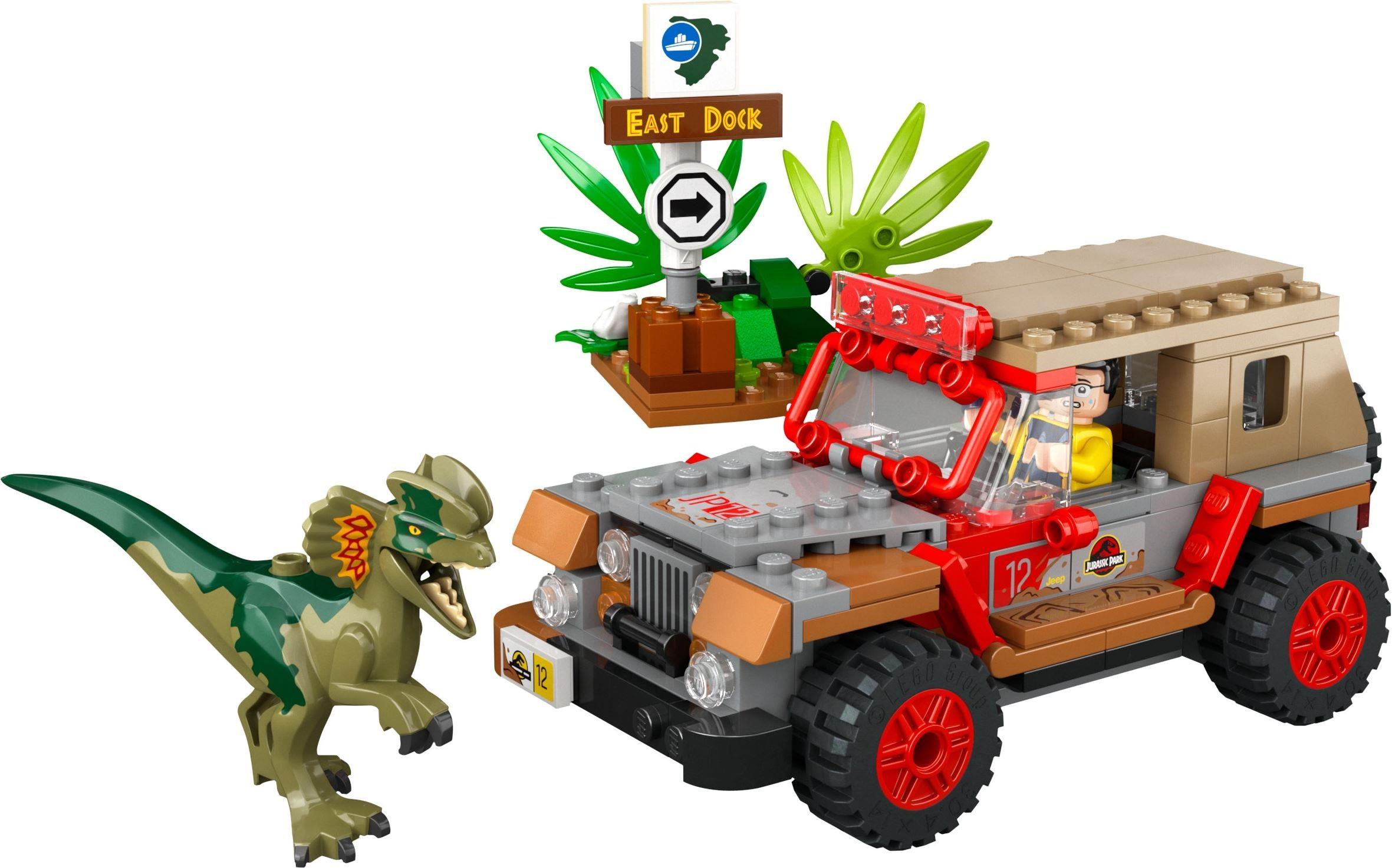 キクティです。 LEGO 76958 Jurassic World Jurassic Park Dilophosaurus Ambush