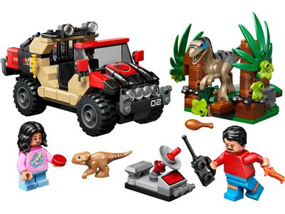 76972 LEGO Jurassic World Rebirth Raptor Off-Road Escape thumbnail image