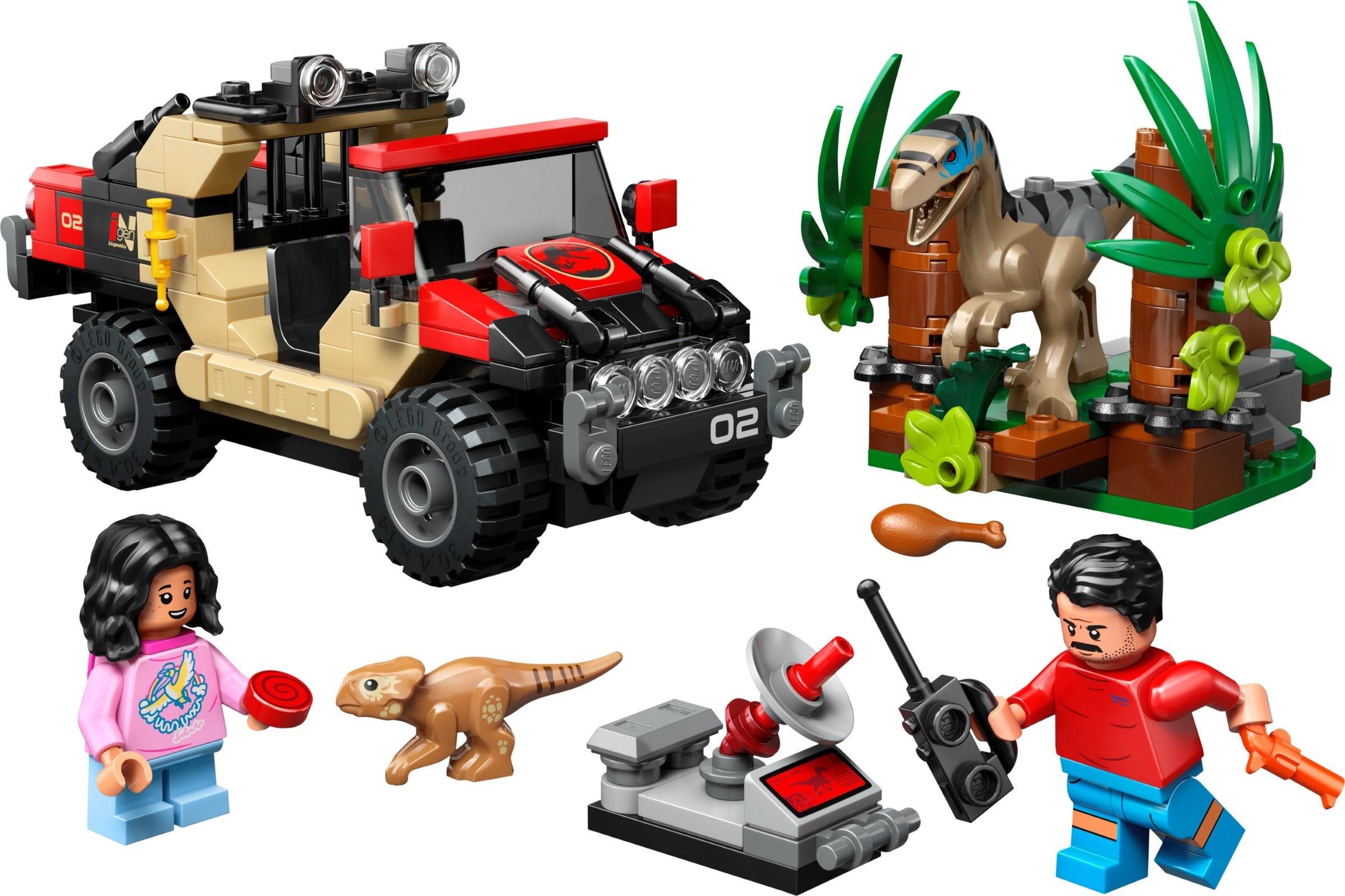 LEGO 76972 Jurassic World Rebirth Raptor Off-Road Escape