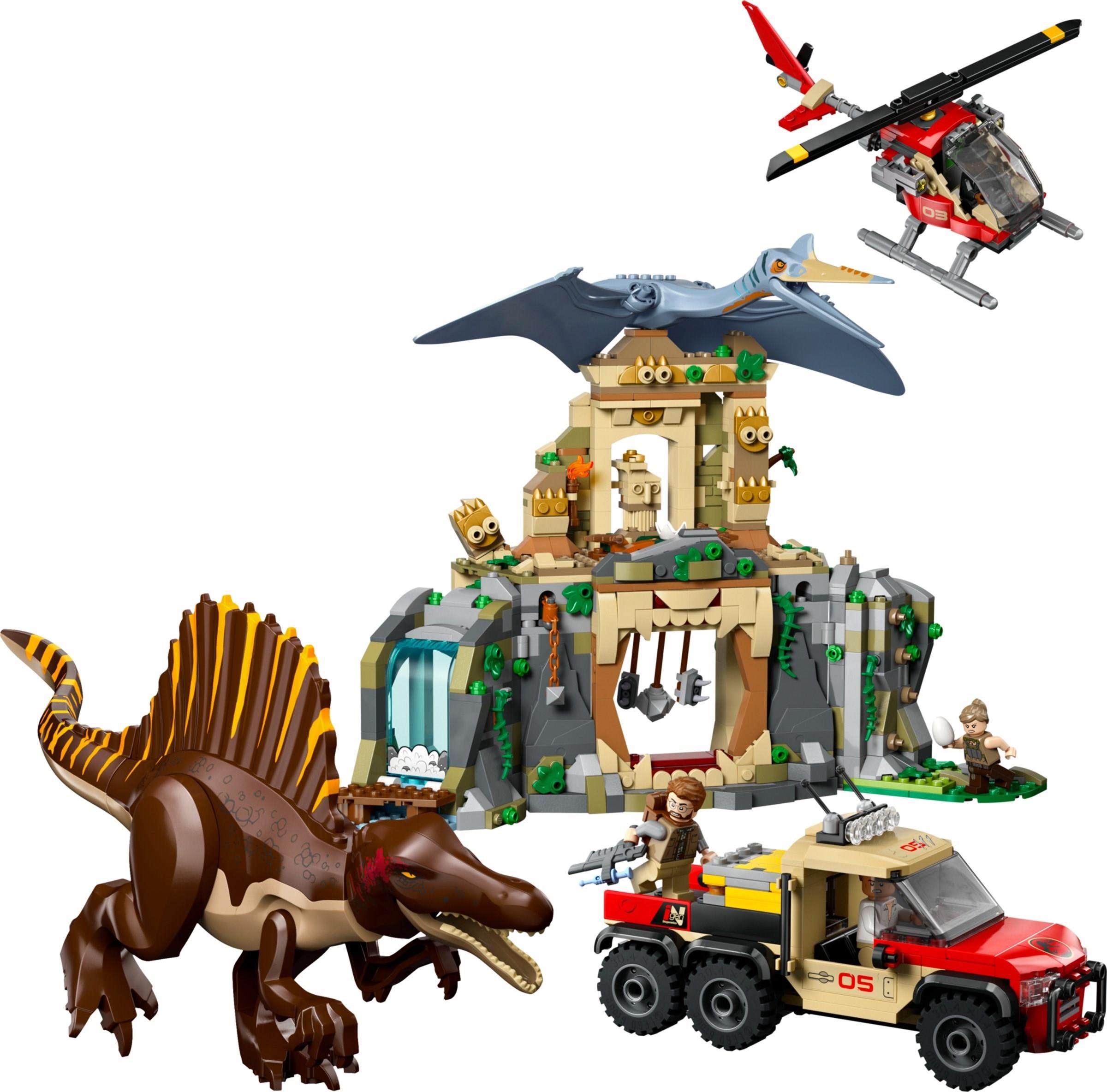ありさ LEGO 76976 Jurassic World Rebirth Spinosaurus & Quetzalcoatlus Air