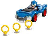 77117 LEGO Sonic the Hedgehog Sonic Racing CrossWorlds Sonic Speedster Lightning