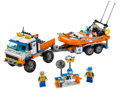 7726 LEGO City Coast Guard Truck with Speed Boat thumbnail image