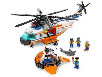 7738 LEGO City Coast Guard Helicopter & Life Raft thumbnail image