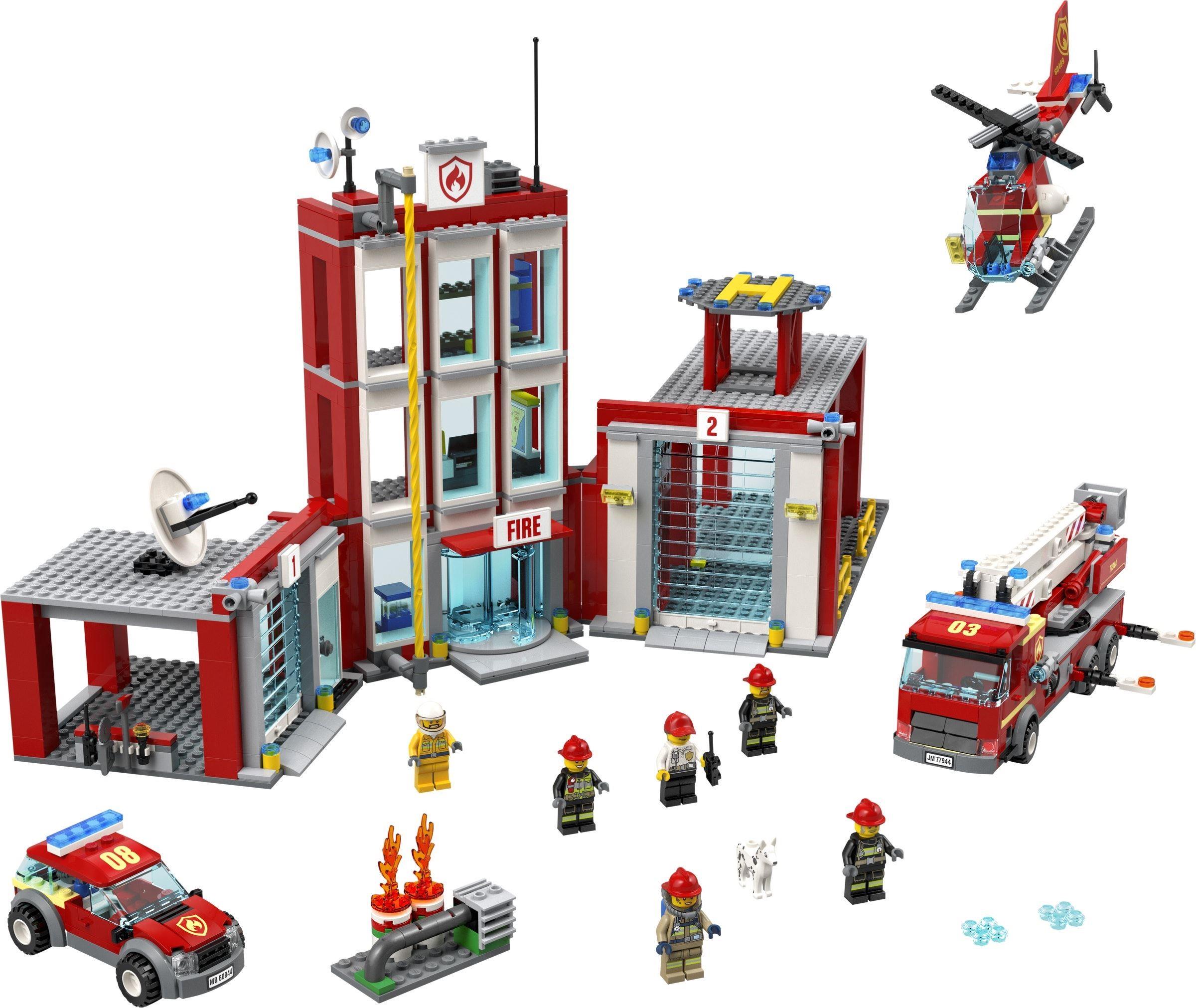 omhyggeligt Glamour kampagne LEGO 77944 City Fire Station Headquarters | BrickEconomy