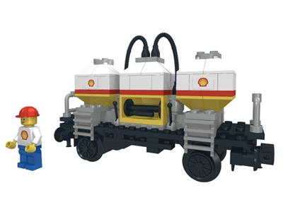 7813 LEGO Trains Shell Tanker Wagon